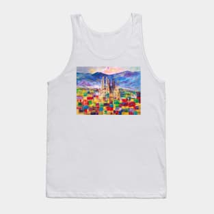 Colorful Barcelona. La Sagrada Familia Tank Top